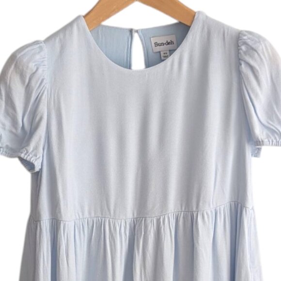 Aritzia Sundeh Zane Puff-Sleeve Mini Dress - Picture 4 of 5